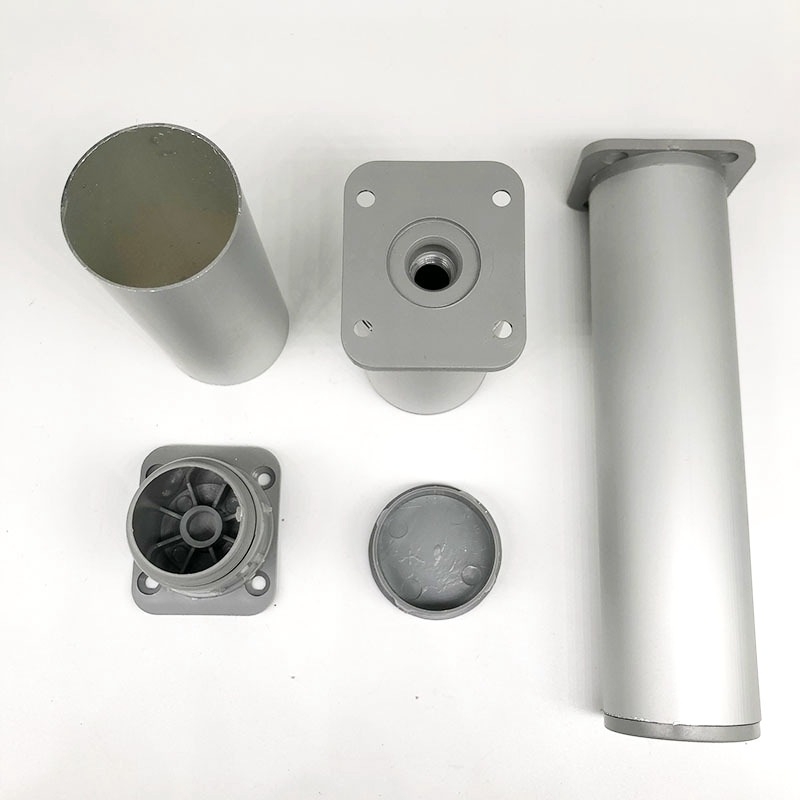 Okretne prilagodljive noge od aluminijske legure, kružnog oblika, promjera 40 mm, za sofu, stolić za kavu, TV ormarić i krevet