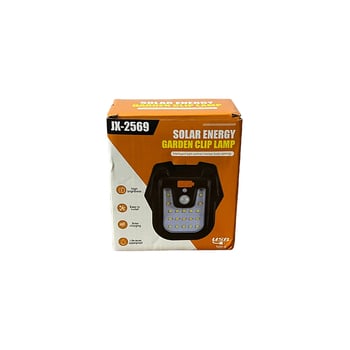 Solarna lampa s klipom i senzorom pokreta – vanjska zidna svjetiljka za dvorište, vrt i ogradu