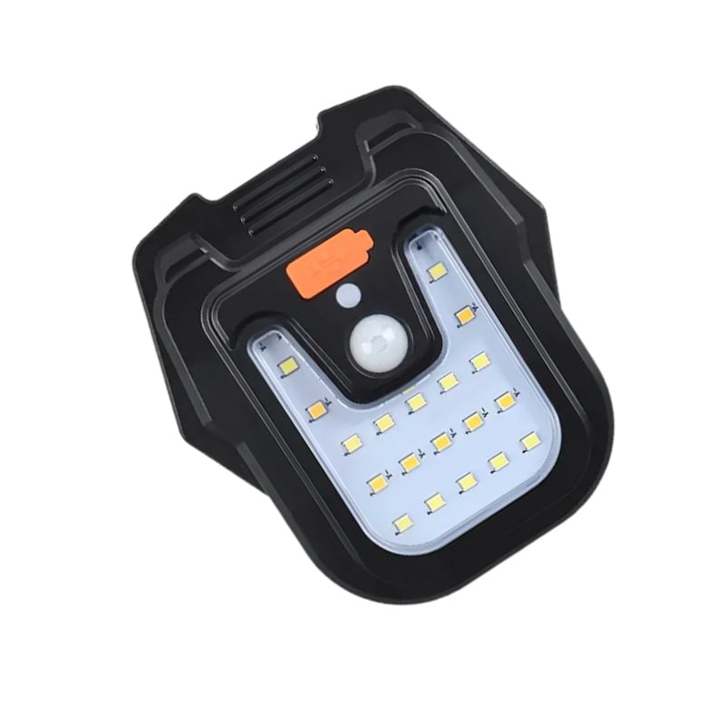 Solarna lampa s klipom i senzorom pokreta – vanjska zidna svjetiljka za dvorište, vrt i ogradu
