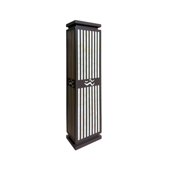 Vanjska zidna LED svjetiljka, aluminijsko kućište, IP65, 600×180×120 mm, pogodna za vile, dvorišta i vanjske prostore