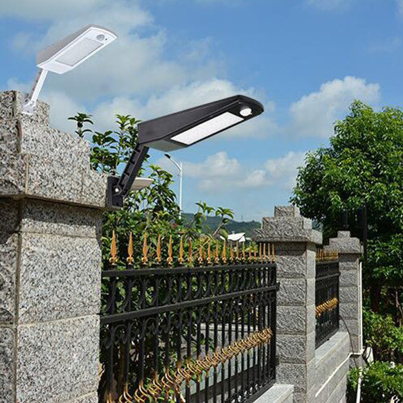 Solarna vanjska LED svjetiljka za vrt s senzorom pokreta, zidna i ulična rasvjeta, 50 LED