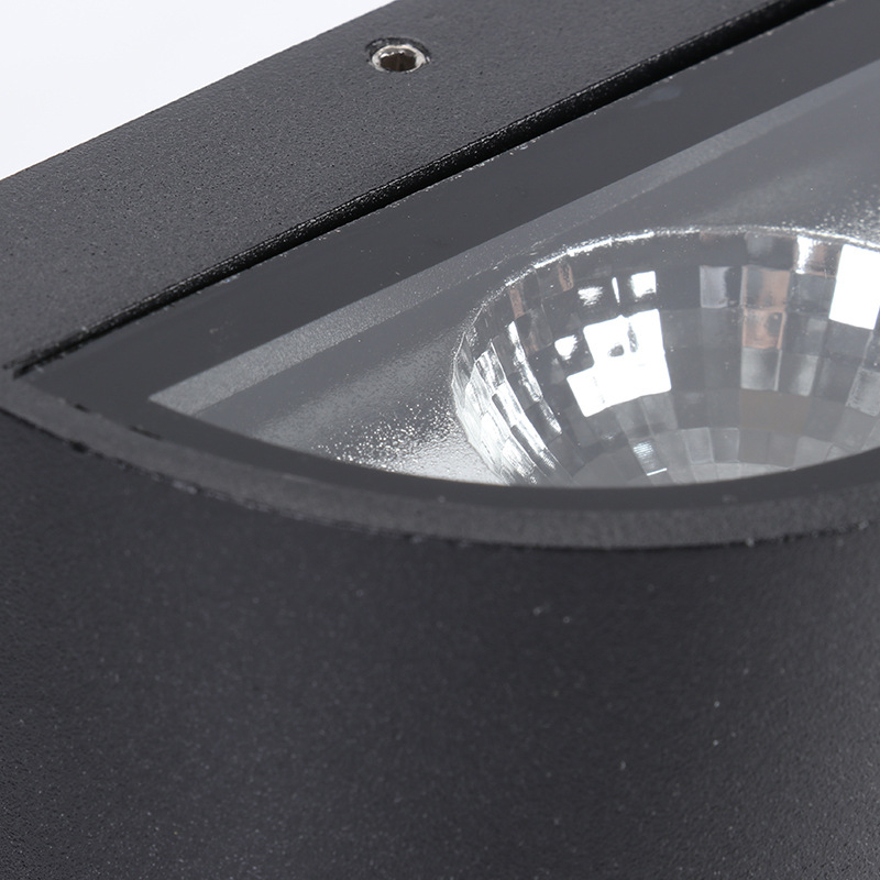 Moderna minimalistička LED vanjska zidna svjetiljka, dvostruka glava, vodootporna