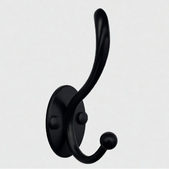 Vješalica za odjeću od cinkovog legura za vrata ormara u spavaćoj sobi, metalna vješalica za odjeću, jedan vješak