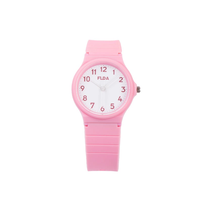 Philoda sat za tinejdžere, korejskog stila minimalistični analogni sat s PU remenom, 34 mm kružni brojčanik, vodootpornost 30 m