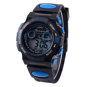 Laska LASIKA F-99 Digitalni vanjski sportski sat, s osvijetljenim zaslonom, vodootporan do 30m