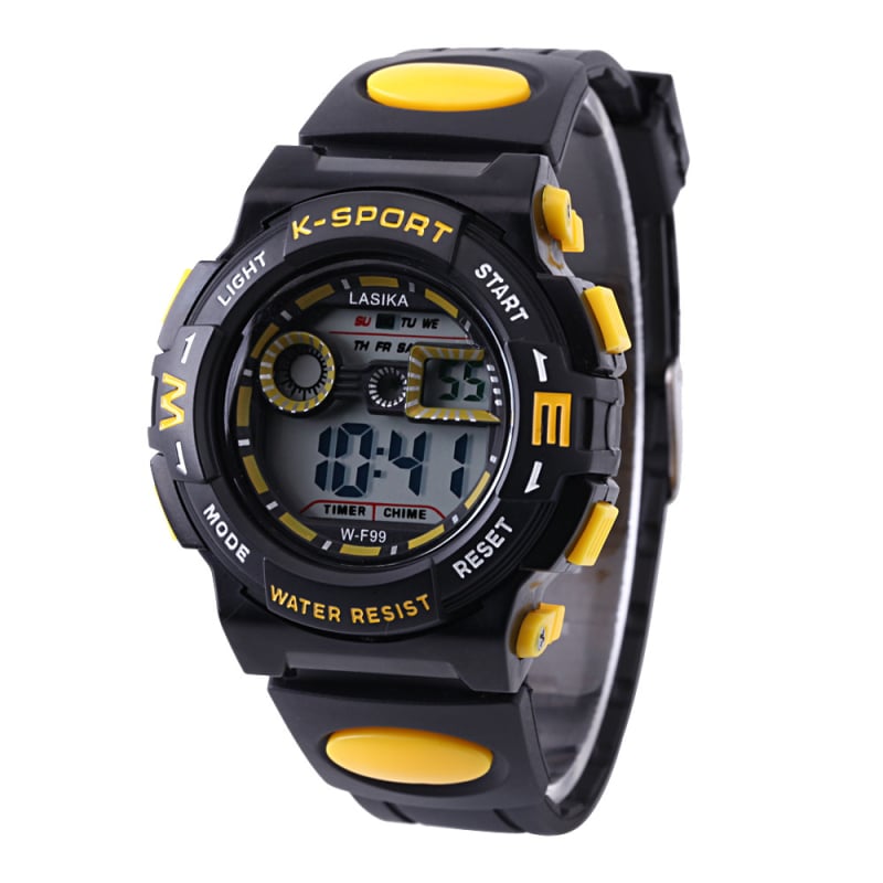 Laska LASIKA F-99 Digitalni vanjski sportski sat, s osvijetljenim zaslonom, vodootporan do 30m
