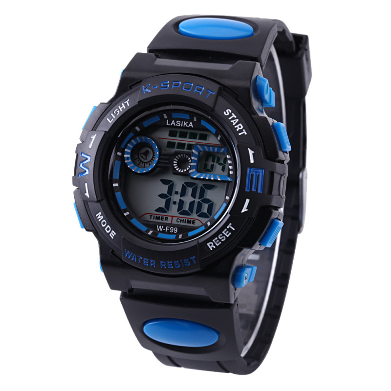 Laska LASIKA F-99 Digitalni vanjski sportski sat, s osvijetljenim zaslonom, vodootporan do 30m