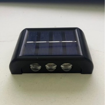Solarna dvostruka zidna svjetiljka za vanjsku upotrebu, vodootporna, osvjetljenje gore-dolje, dekor za ogradu