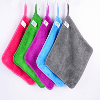 Kuhinjska krpa od coral fleece mikrovlakana, dvostrano obrubljena, visoka apsorpcija, bez vlakana