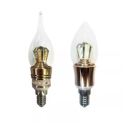 LED žarulja u obliku svijeće s E14 navojem, mala vijčasta osnovica, za kućnu upotrebu, ultra jaka svjetlost, štednja energije, kristalni izgled lustera