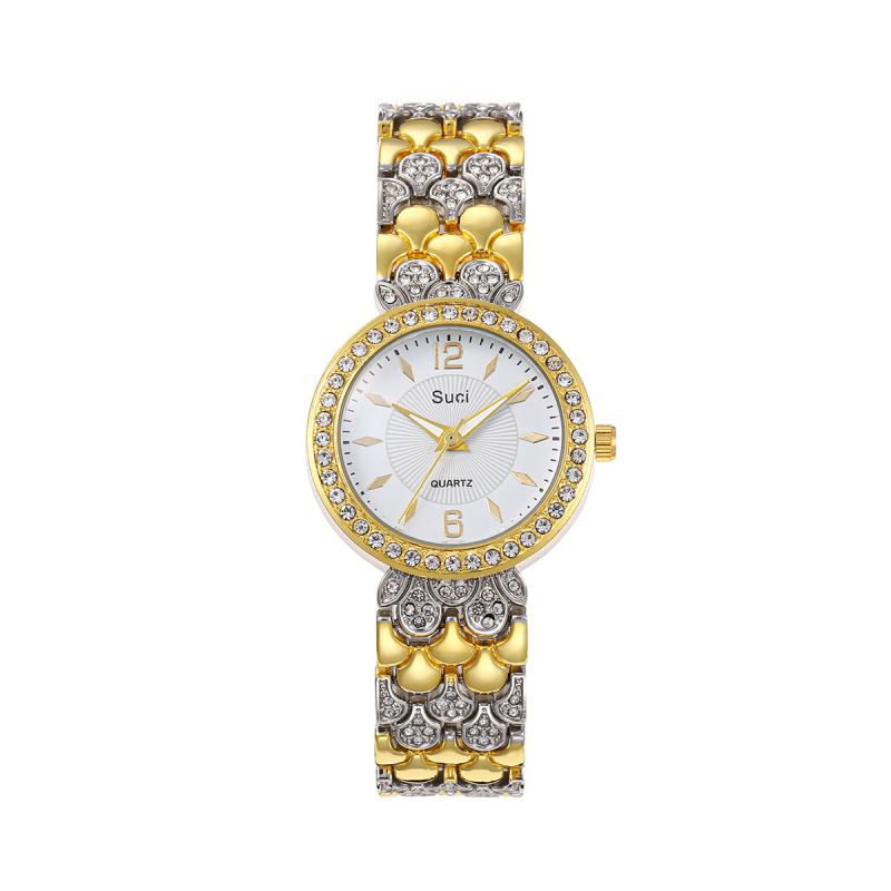Ženski kvarcni sat s dijamantnom narukvicom — minimalistički, elegantan svakodnevni braclet sat