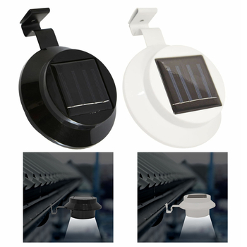 Solarna vanjska zidna svjetiljka s 3 LED za ogradu i dvorišnu rasvjetu, otporna na kišu