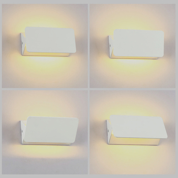 LED zidna svjetiljka s osvjetljenjem prema gore i dolje, moderni minimalistički stil, aluminij, površinska montaža, lampa za čitanje uz krevet u spavaću sobu, radni stol, dnevni boravak, hodnik