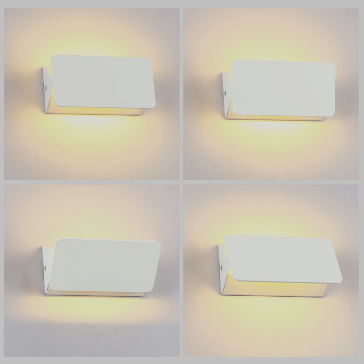 LED zidna svjetiljka s osvjetljenjem prema gore i dolje, moderni minimalistički stil, aluminij, površinska montaža, lampa za čitanje uz krevet u spavaću sobu, radni stol, dnevni boravak, hodnik