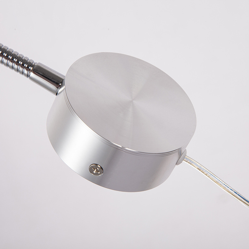 6W LED zidna lampa – unutarnja upotreba, svjetlo za čitanje pored kreveta, zidna montaža, sa prekidačem i utikačem, minimalistički dizajn