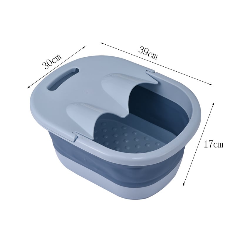 Cadă de picioare pliabilă din plastic cu masaj – dispozitiv portabil pentru uz casnic