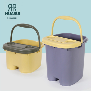 Găleată de picioare din plastic cu masaj pentru gambe – utilizare casnică