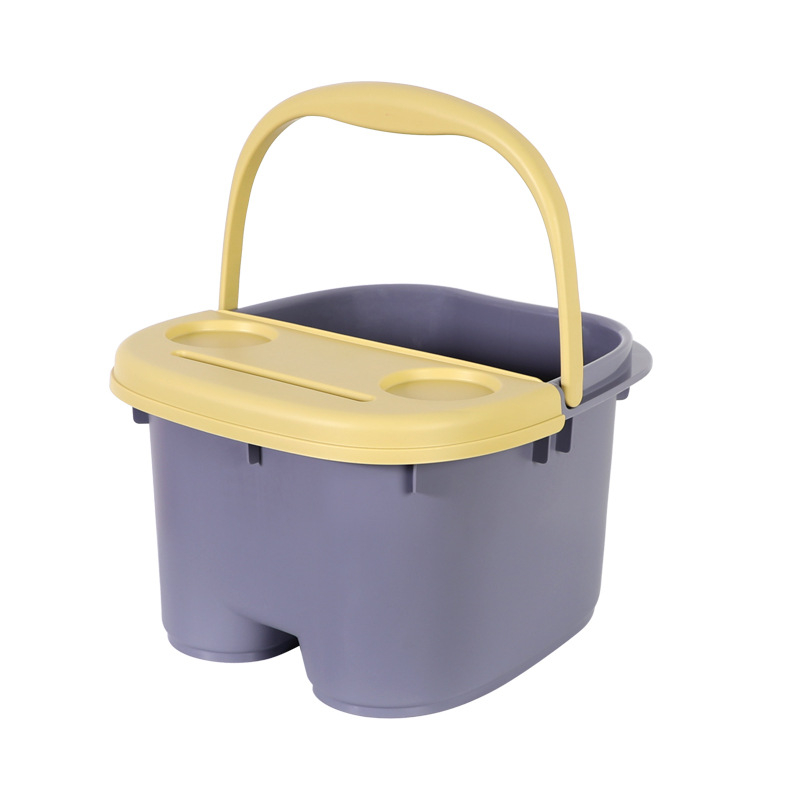 Găleată de picioare din plastic cu masaj pentru gambe – utilizare casnică