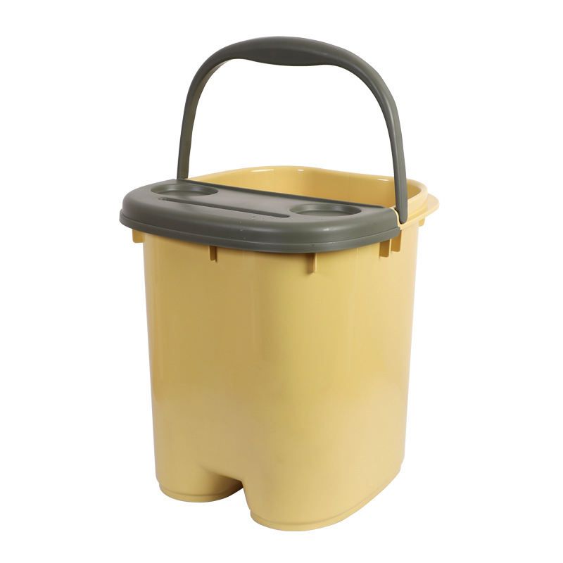 Găleată de picioare din plastic cu masaj pentru gambe – utilizare casnică
