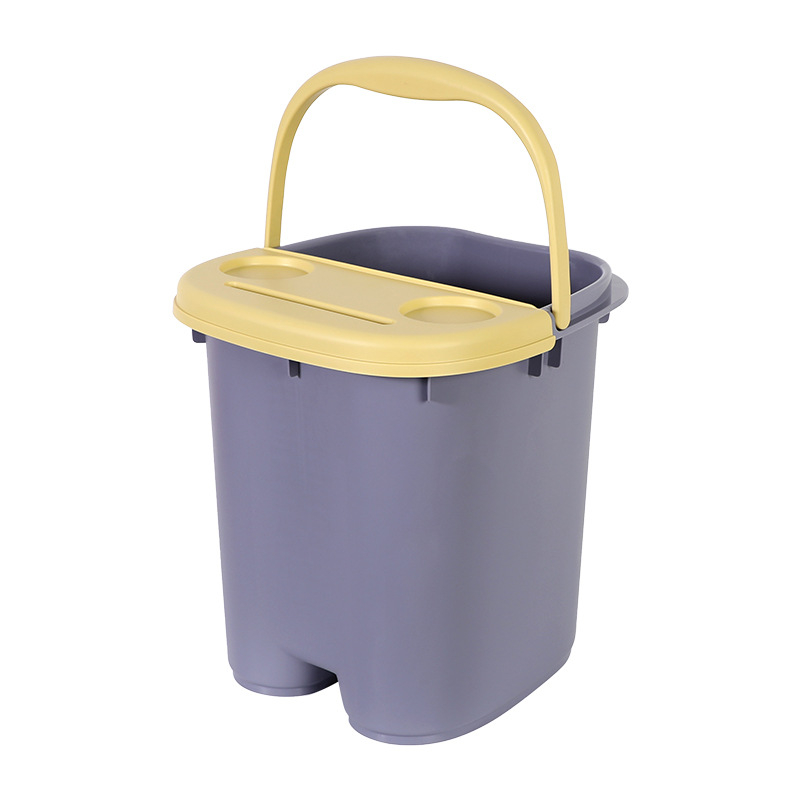 Găleată de picioare din plastic cu masaj pentru gambe – utilizare casnică