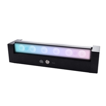 LED magnetska dvostruka zidna svjetiljka RGB, atmosfersko noćno svjetlo, podesiva jačina svjetla, bez žica, uz krevet