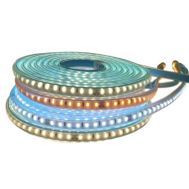 LED trak 220V visokog napona, rezanje svakih 10 cm, vanjska vodootporna svjetleća traka za ugradbeni kanal