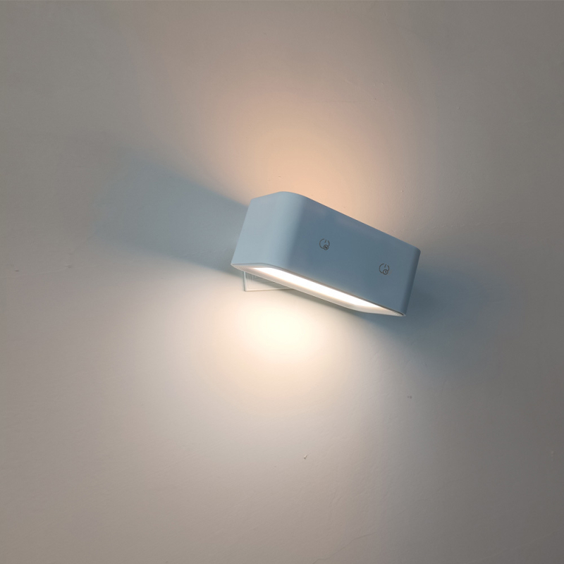 360° rotirajuća magnetska zidna i stolna lampa s nosačem, dodirna regulacija jačine svjetla, dvostrano osvjetljenje, USB