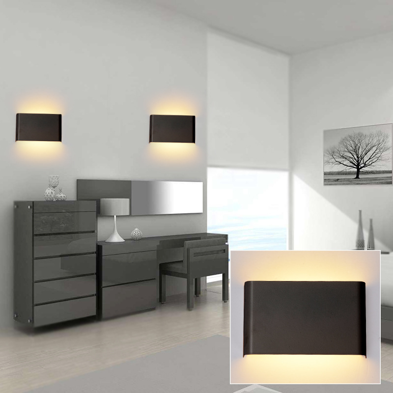 LED zidna svjetiljka za kupaonicu i ogledalo, prednje svjetlo i rasvjeta hodnika, minimalističko uzdužno-dolno zidno svjetlo BD60