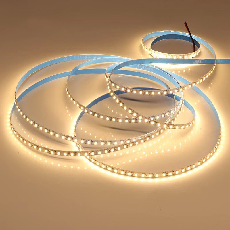 Ниско напрежение LED лента, 12V/24V, SMD 120 светодиода, 8 мм линейна гъвкава лента, за домашно ползване, дистанционно управление