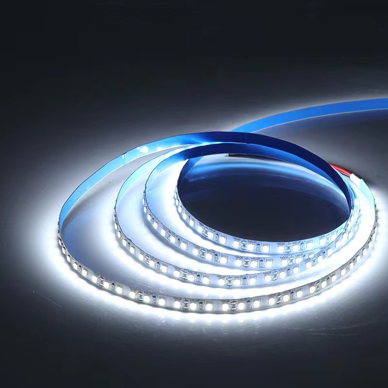 Ниско напрежение LED лента, 12V/24V, SMD 120 светодиода, 8 мм линейна гъвкава лента, за домашно ползване, дистанционно управление