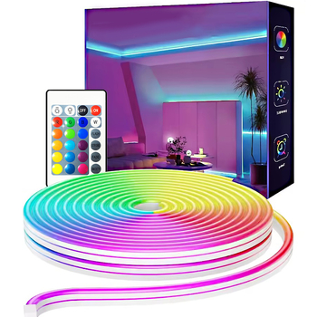 Fleksibilan RGB LED trak, 12V, cijeli roll 100 m, ambijentalno kućno osvjetljenje