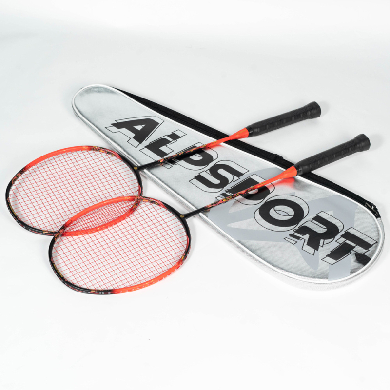 ALPSPORT Raketa za badminton Peacock – potpuno karbonska, za muškarce i žene, napredna konkurencija, 4U, T800, 305±5mm