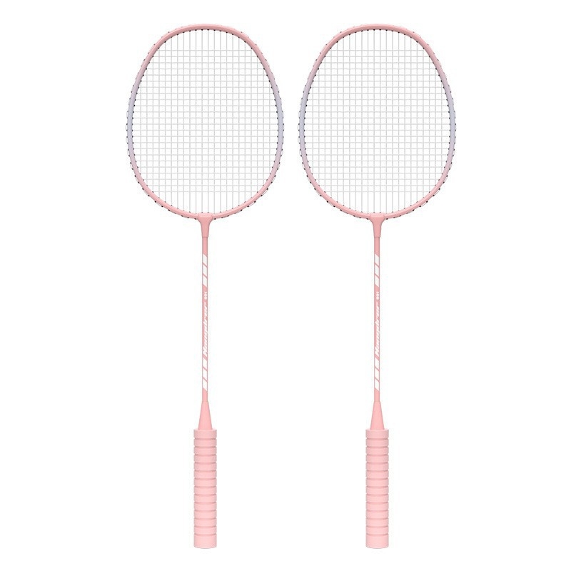 Set dvije badminton rakete s pjenastom drškom, izdržljive i elastične, za odrasle
