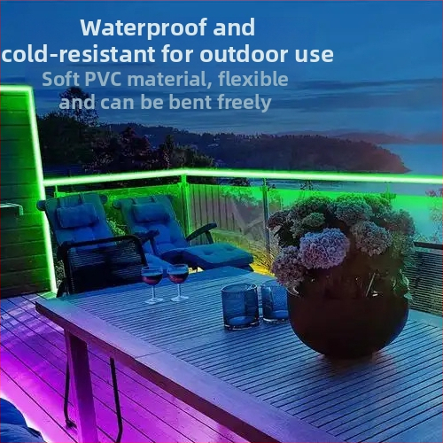 LED 220V visokoučinkovita vanjska vodootporna LED traka za arhitektonsko osvjetljenje, tunelske stropove i vanjske zidove, RGB boje