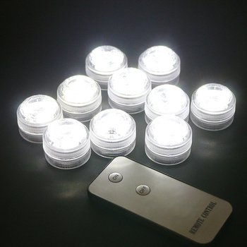 Daljinski upravljana podvodna LED svijećica, dijamantnog oblika, 3 LED, vodootporna za mali akvarij