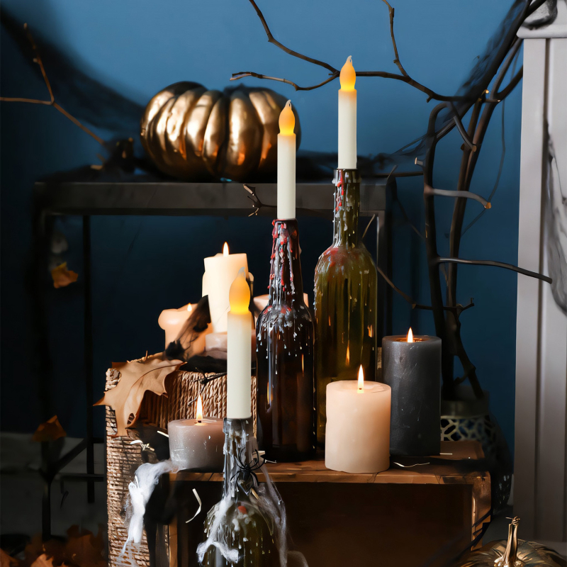 Daljinski upravljana LED plivajuća svijeća na dugačkom štapu za Halloween, Božić, vjenčanja i dekoraciju sobe za bijeg