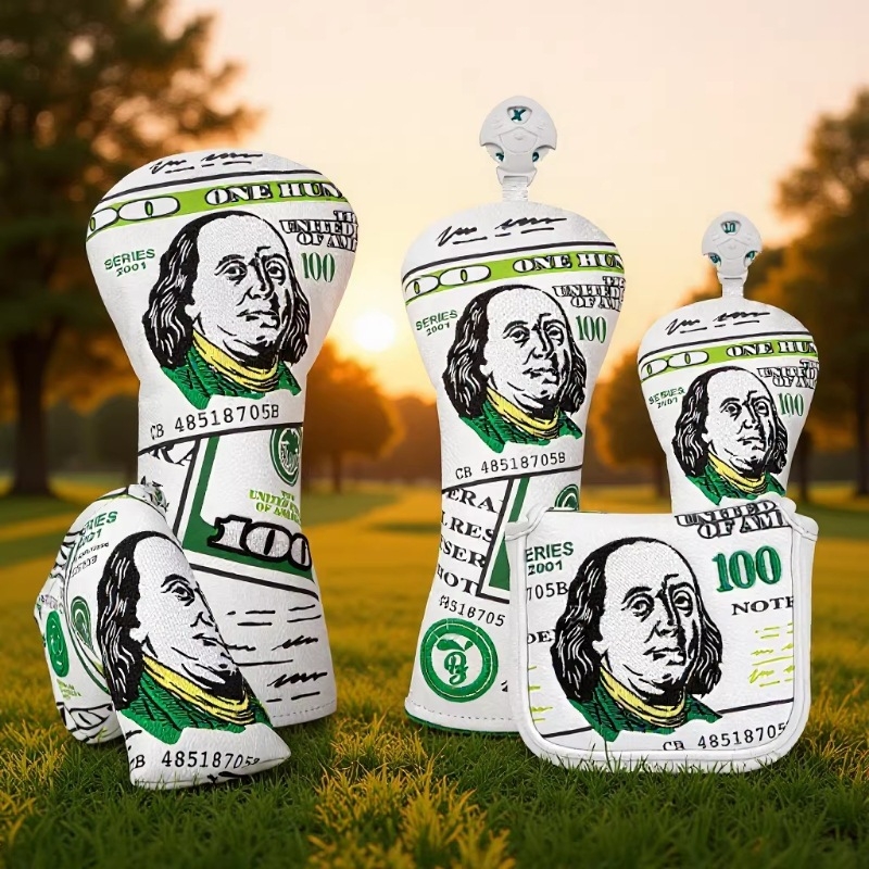 Dollar futrola za putter golfački klub – PU materijal, kvadratni dizajn