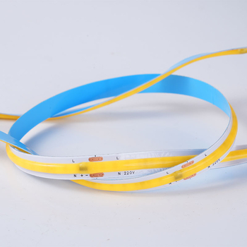 220V COB LED traka – vanjska vodootporna linijska svjetiljka za strop, samoljepljiva, 10W/m, IP65, 180° snop, CRI ≥90, 240 LED (2835)