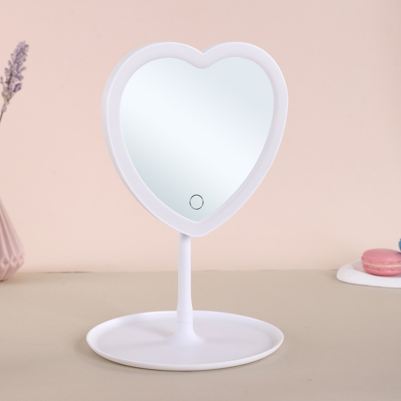 Oglindă de machiaj cu LED, oglindă de masă pentru machiaj