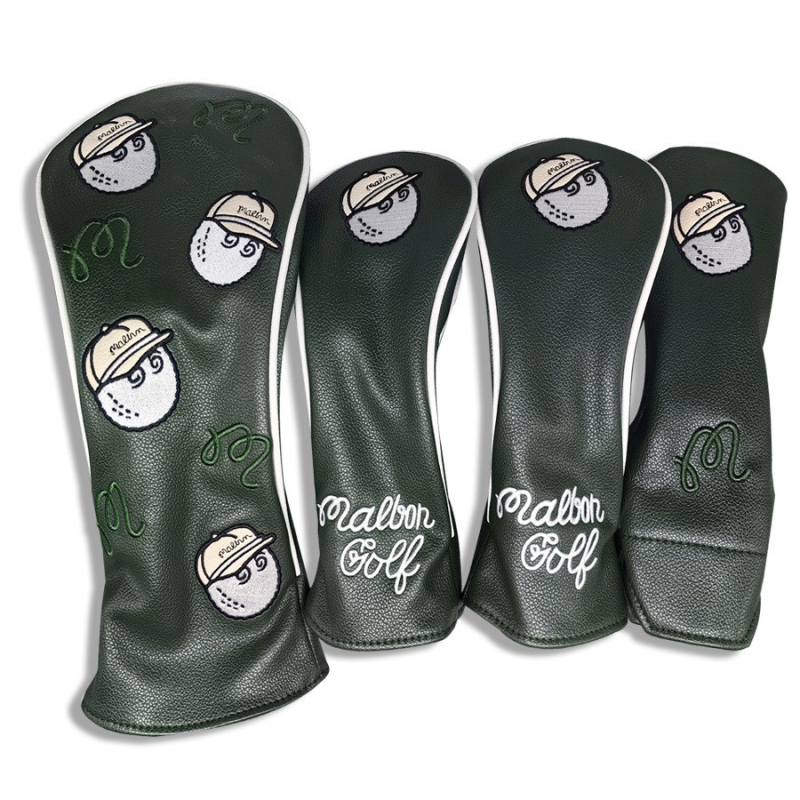 Set zaštitnih navlaka za golf palice: navlaka za putter, navlake za železne palice, No.1 navlaka za fairway wood, drveni navlaka
