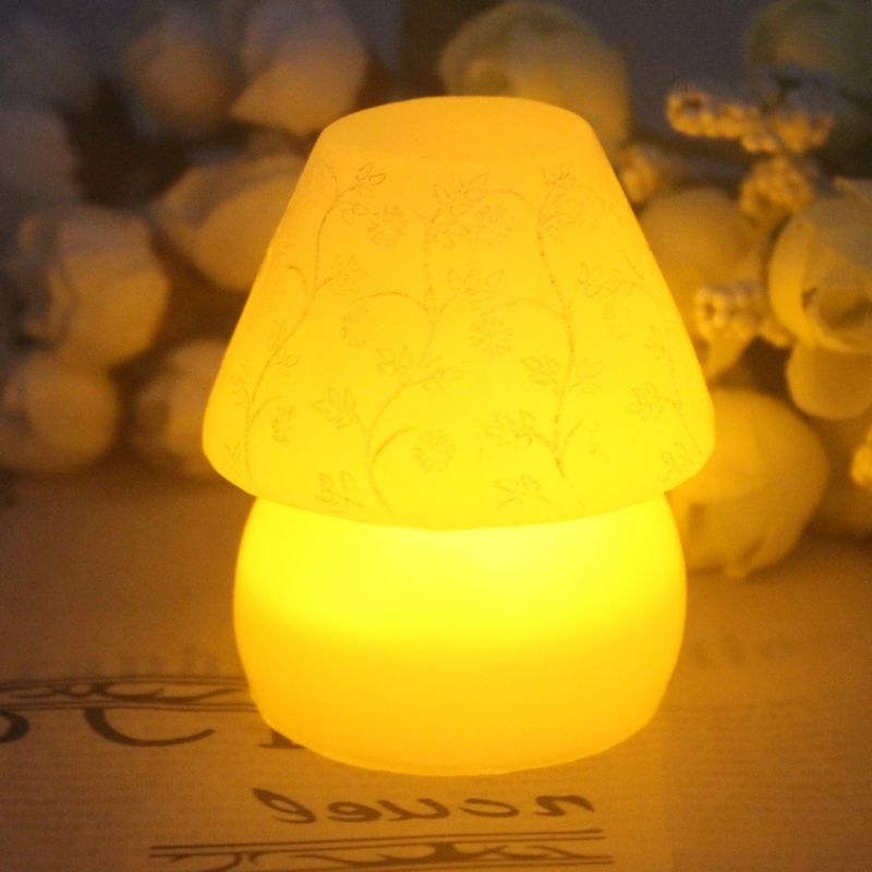 Haoran LED svijeća s imitacijom plamena – romantična stolna lampa u obliku slona, elektronička svijeća za rođendan