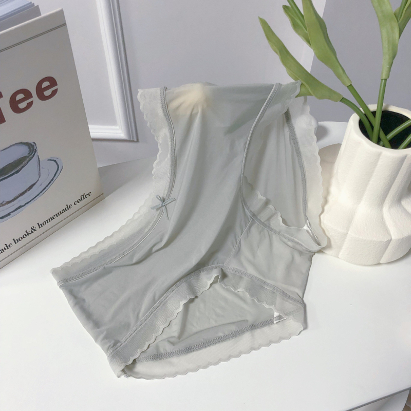 Ljetne tanke bezšivne gaćice od Ice Silk, prozračske, brzo se suše, jednofarbne ženske bikini gaćice