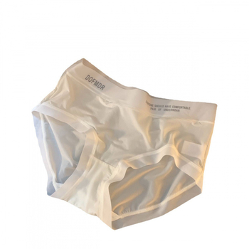 Ženske gaćice od ice-silk, ultra tanke, dojam golotinje, srednji pojas, jednobojne