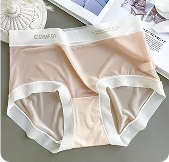 Ženske gaćice s srednjim strukom od Ice Silk najlona, s pamukom u preponama; prozračne, brzo se suše, antibakterijske.