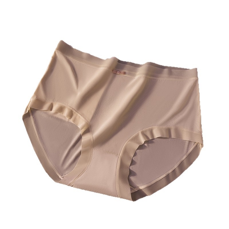 Plus veličina ženske gaćice sa srednjim pojasom, od ice silk materijala, lagane, prozračene, udobne, model 9500