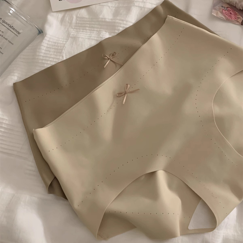 Ženske gaćice Ice Silk s pamukom u preponi, srednji porast, prozračne, antibakterijske