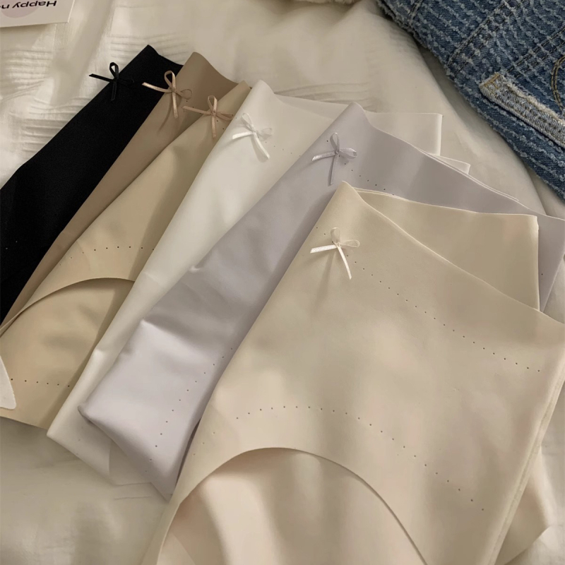 Ženske gaćice Ice Silk s pamukom u preponi, srednji porast, prozračne, antibakterijske