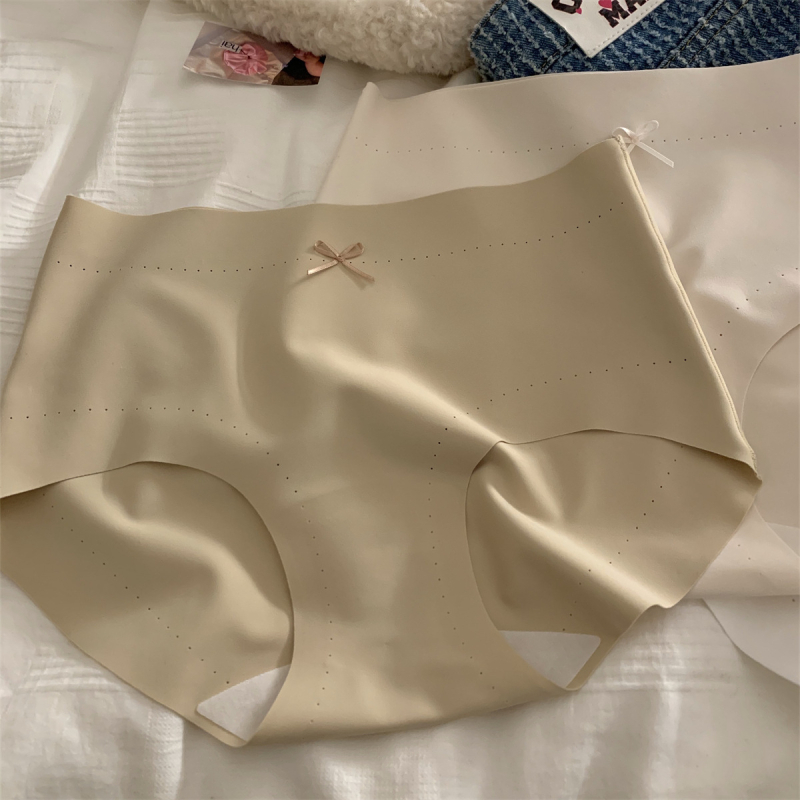 Ženske gaćice Ice Silk s pamukom u preponi, srednji porast, prozračne, antibakterijske