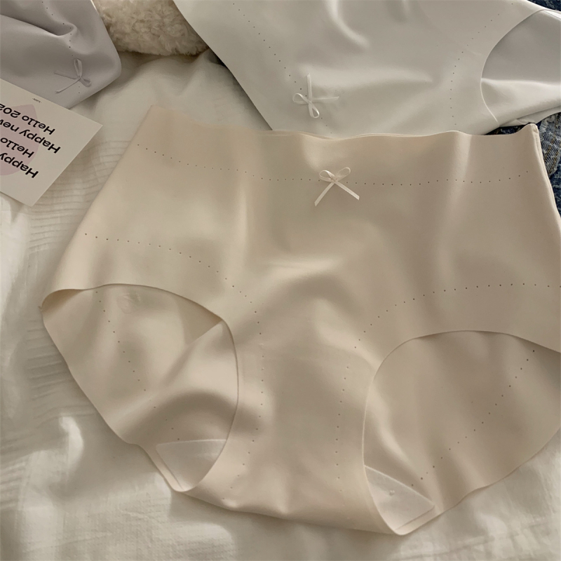 Ženske gaćice Ice Silk s pamukom u preponi, srednji porast, prozračne, antibakterijske
