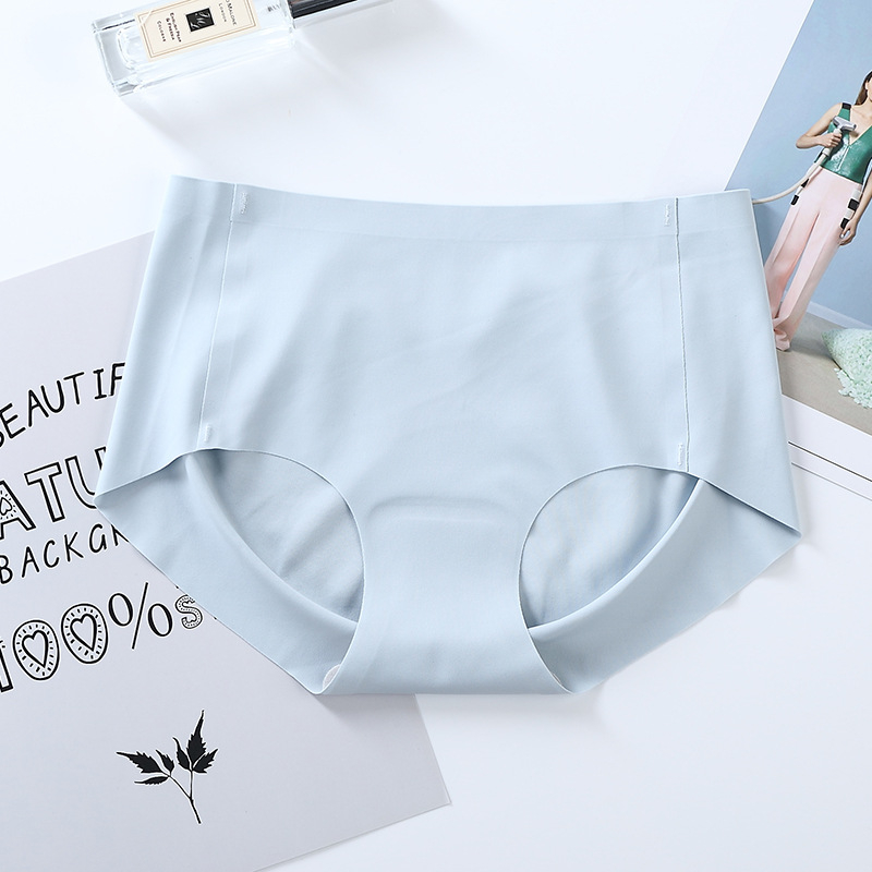 Bešavne ženske gaćice od ice silk, japanskog stila bikini, s visokim strukom, velika veličina, brzo se suše